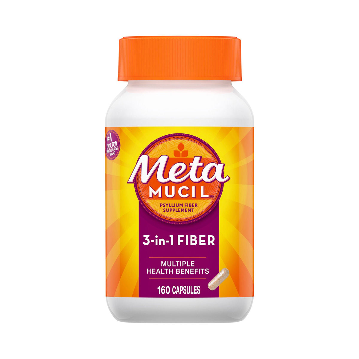 METAMUCIL, CAP 0.52GM (160/BT)