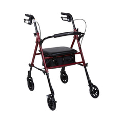 ROLLATOR, WALKER 6" WHEEL LOOPBRAKE UNIVERSAL RED