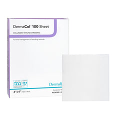 DRESSING, WOUND DERMACOL W/COLLAGEN 4"X4" (10/BX)