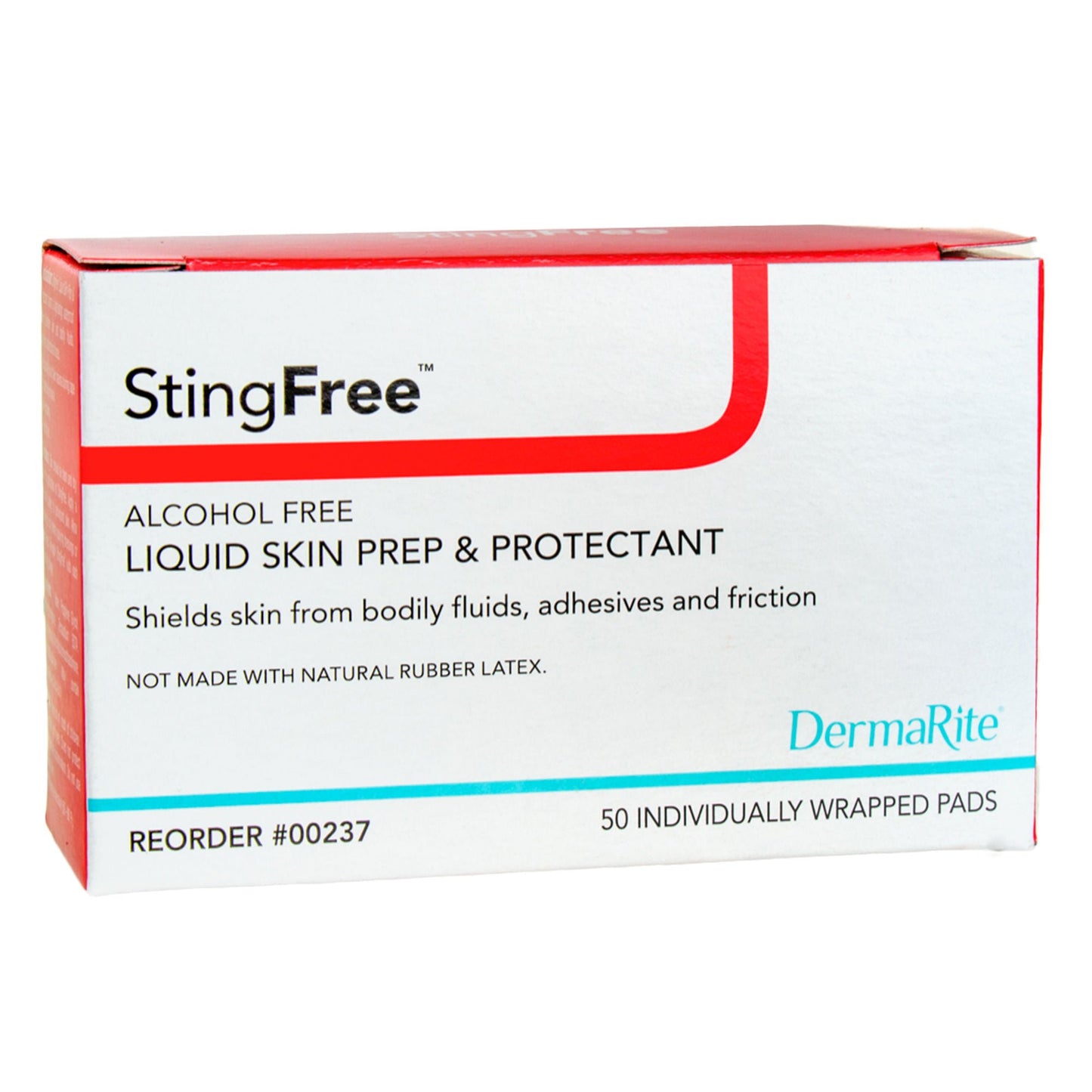 PAD, SKIN WIPE PREP ALC FREE (50/BX 10BX/CS) DERMRT