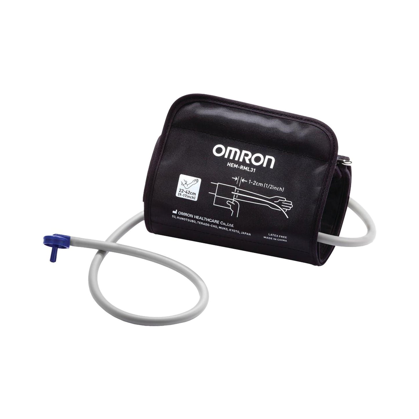 CUFF, RPLCMNT BLK D-RING BP710N/742N OMRON