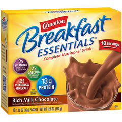 CARNATION BREAKFAST ESSENTIAL,PDR CHOC (10/BX 6BX/CS)