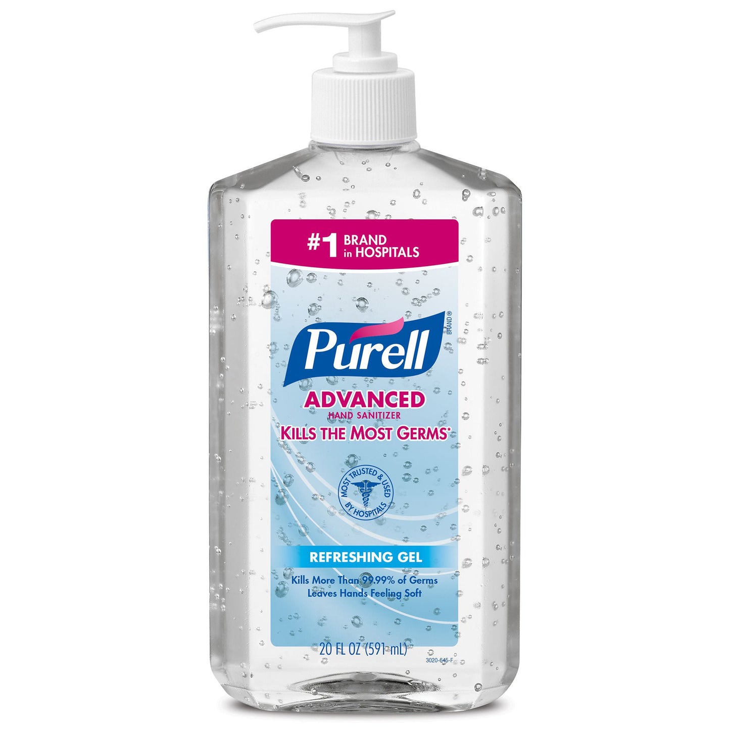 SANITIZER, PURELL HAND 20OZ (12/CS)