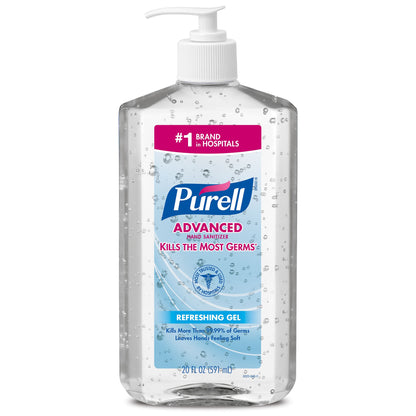 SANITIZER, PURELL HAND 20OZ (12/CS)