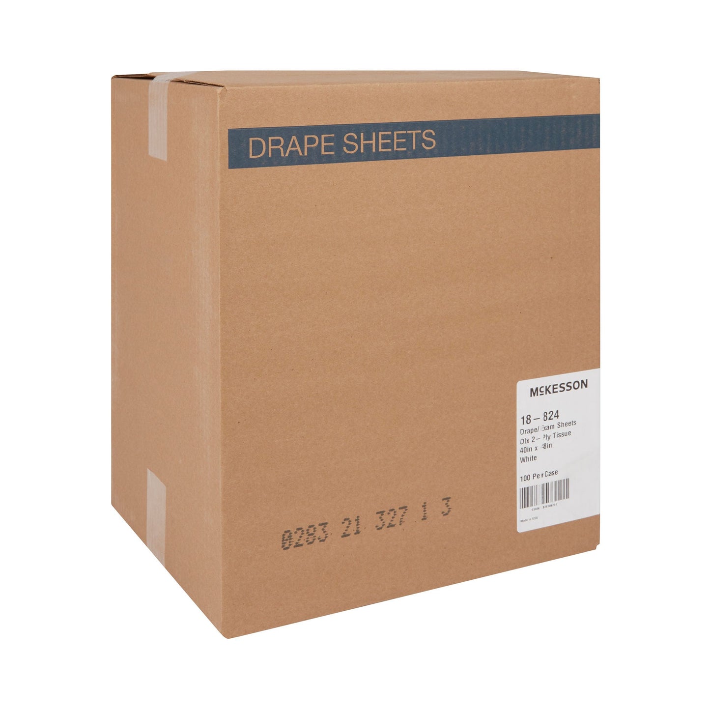 SHEET, DRAPE 2PLY WHT 40X48 (100/CS)