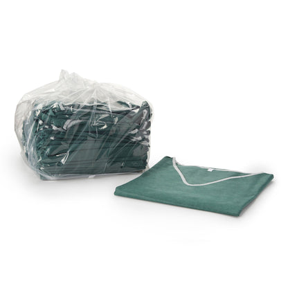 SHIRT SCRUB GRN LG 30/CS NONWOVEN 42-44"