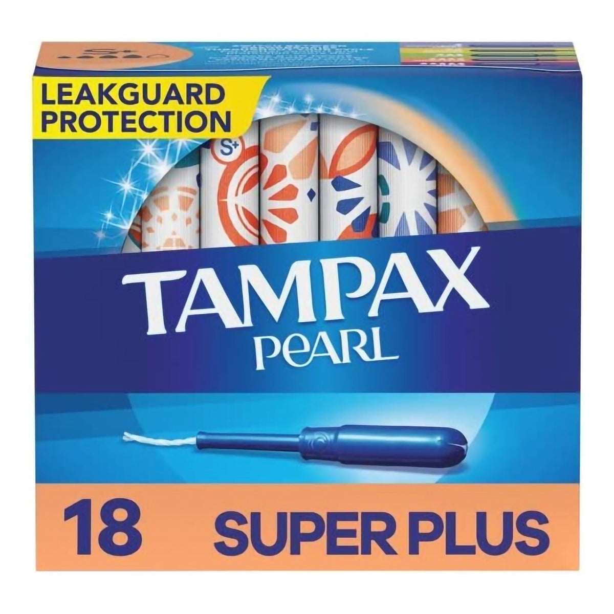 TAMPAX, PEARL SUPER PLUS (18/BX)