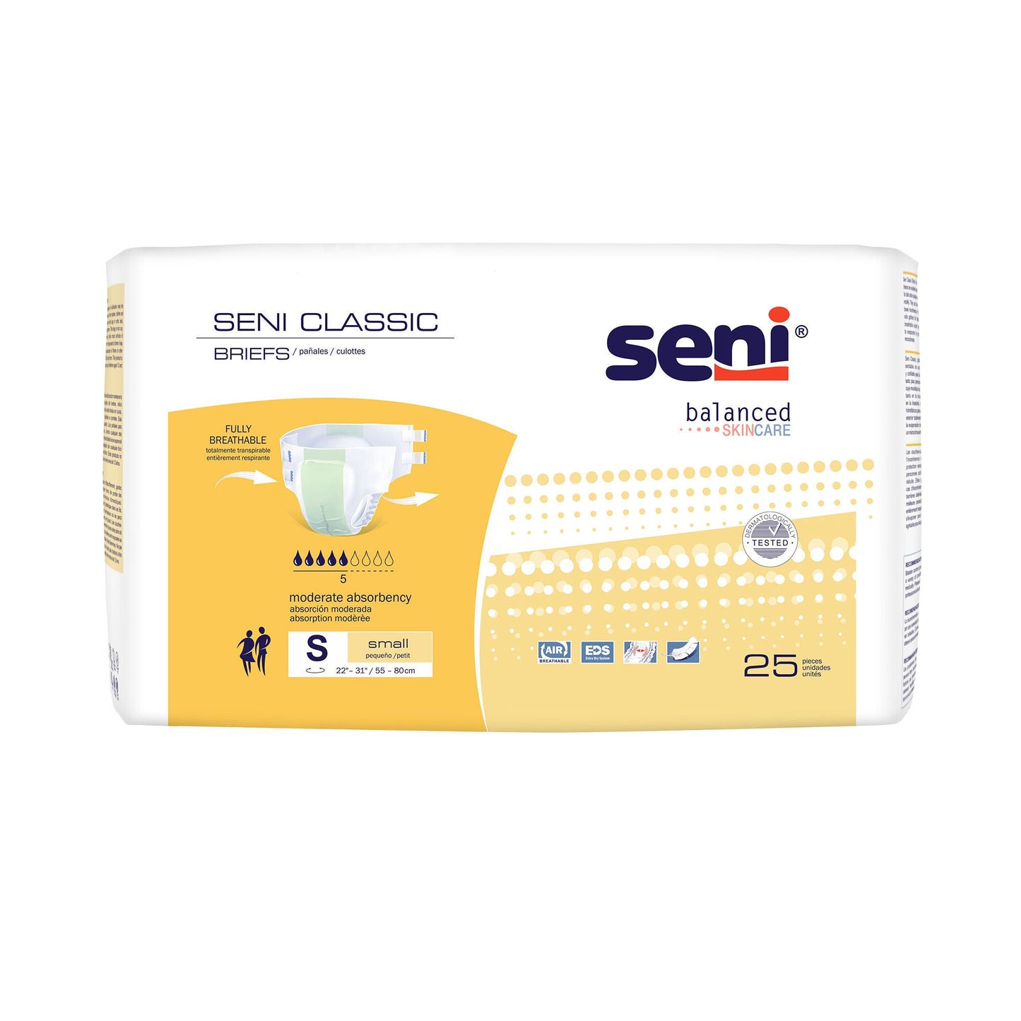 BRIEF, UNSX SENI CLASSIC SM 22-31" (25/PK 4PK/CS)