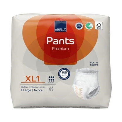 UNDERWEAR, INCONT ABENA PROT PREM XL1 XLG (16/PK 6PK/CS)