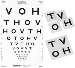 CHART, HOTV 10FT PROPORTIONALLY SPACED 9"X14"