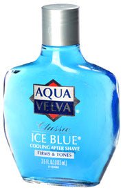 AFTER SHAVE, AQUA VELVA ICE BLUE 3.5OZ