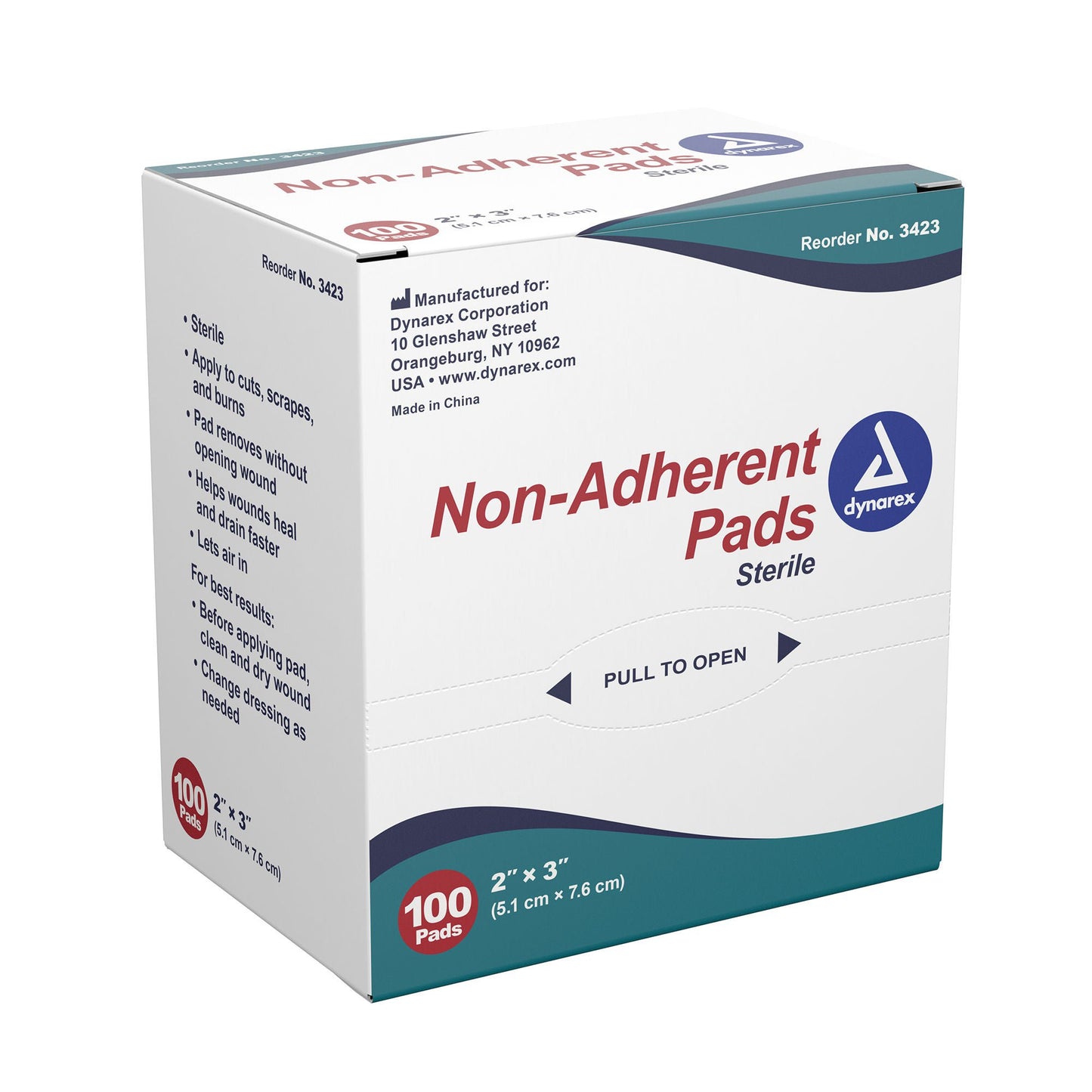 PADS NON/ADHERANT STER 2X3 D928