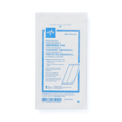 PAD, CARING ABDN COMBINE STR 5"X9" (25/BX 16BX/CS