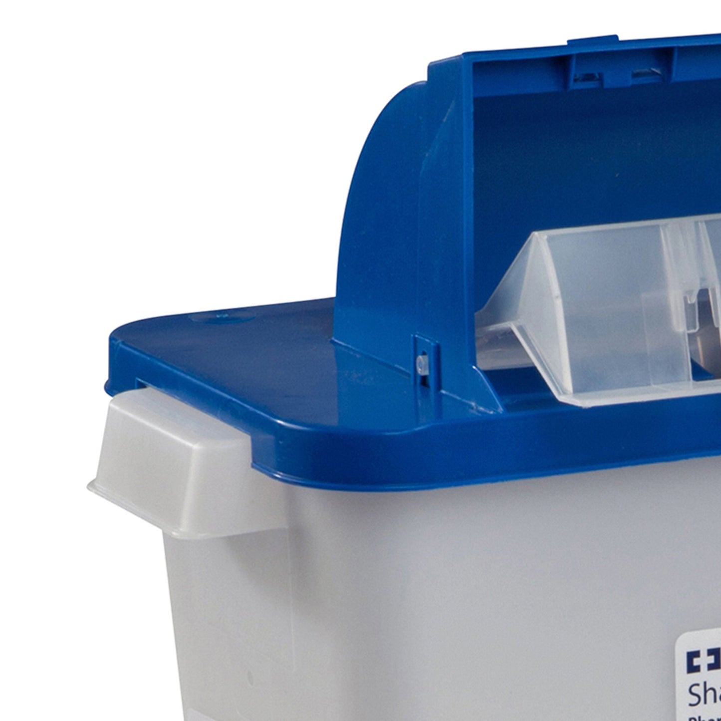 CONTAINER, SHARPS PHARMA WHT/BLU 3GL (10/CS)