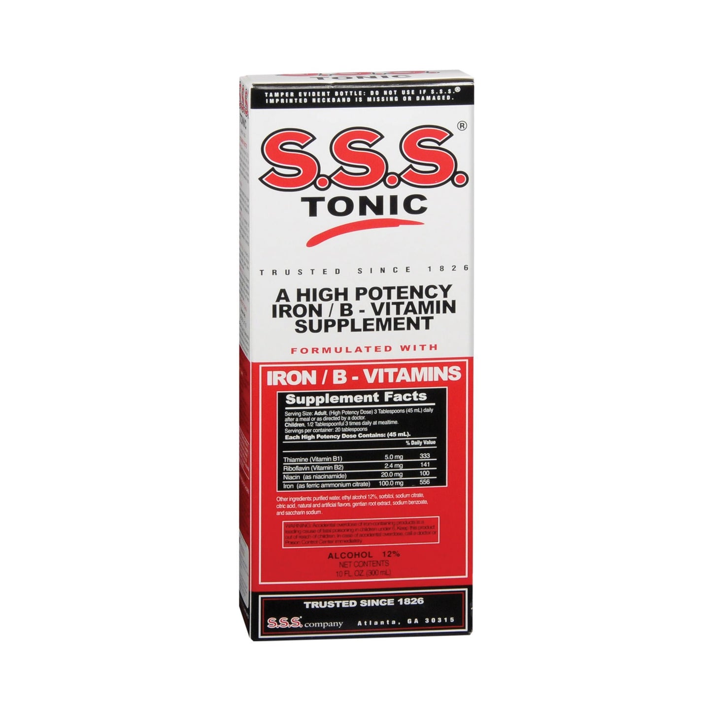 SSS TONIC, LIQ REG 10OZ