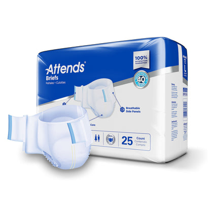 BRIEF, ATTENDS XHEAVY ABSORBENCY LG (25/BG 4BG/CS)