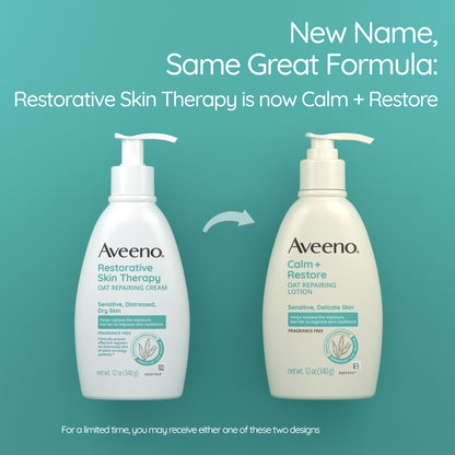 AVEENO, LOTION RESTORATIVE SKIN THERAPY 12OZ