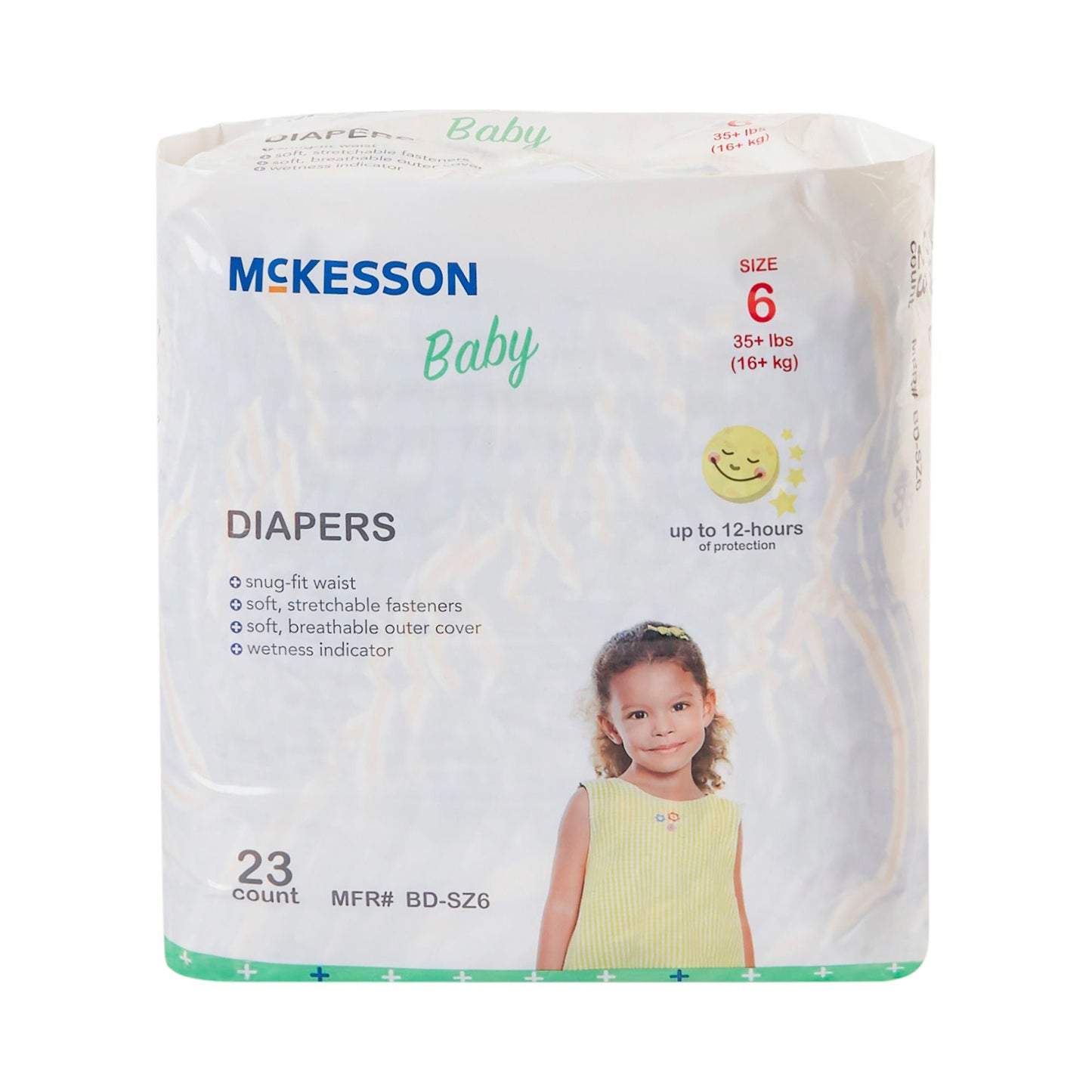 DIAPER, BABY SZ6 35+LBS (23/BG4BG/CS)