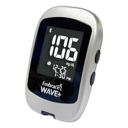 METER, BLOOD GLUCOSE EMBRACEWAVE+