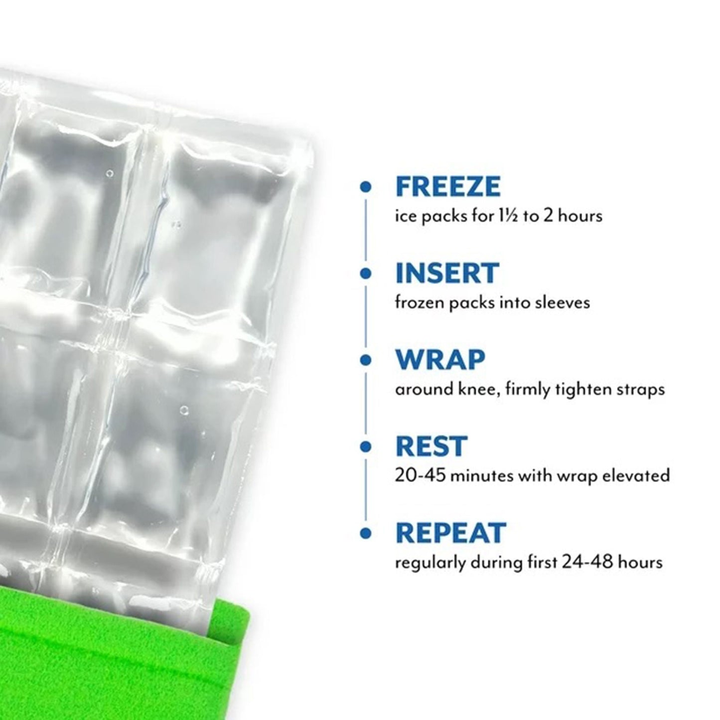 KNEE WRAP, COLD THERAPY LG (1/PK)