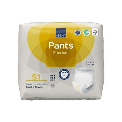 UNDERWEAR, INCONT ABENA PROT PREM S1 SM (16/PK 6PK/CS)