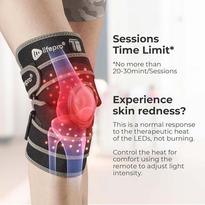 THERAPY, LIGHT BIORECOVER KNEEBRACE GRY