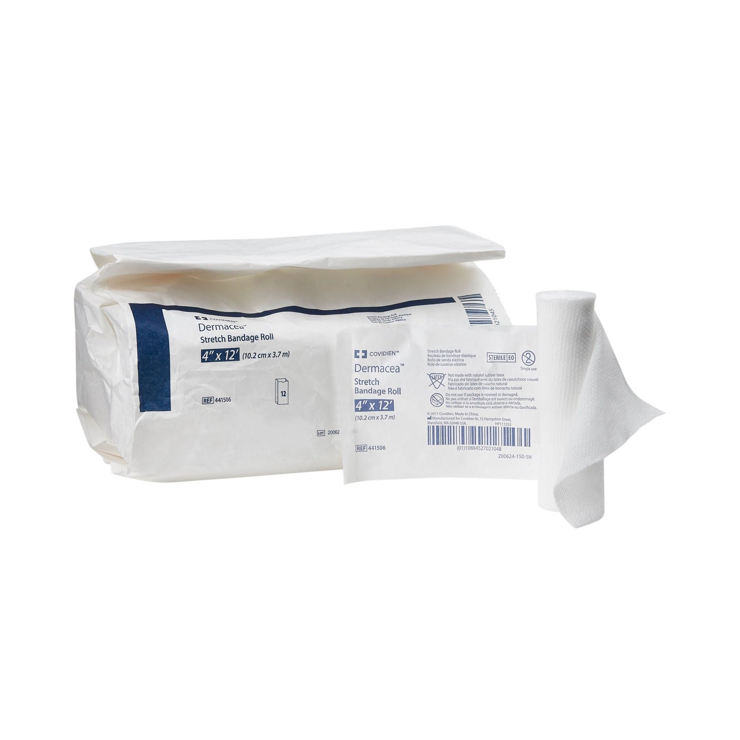 DRESSING, DERMACEA STRCH STR 4"X75" (12/BG 8BG/CS)