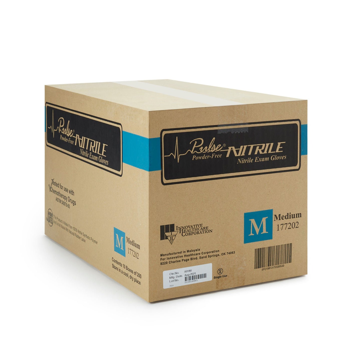 GLOVE, EXAM NTRL MED N/S CHEMO(200/BX 10BX/CS)