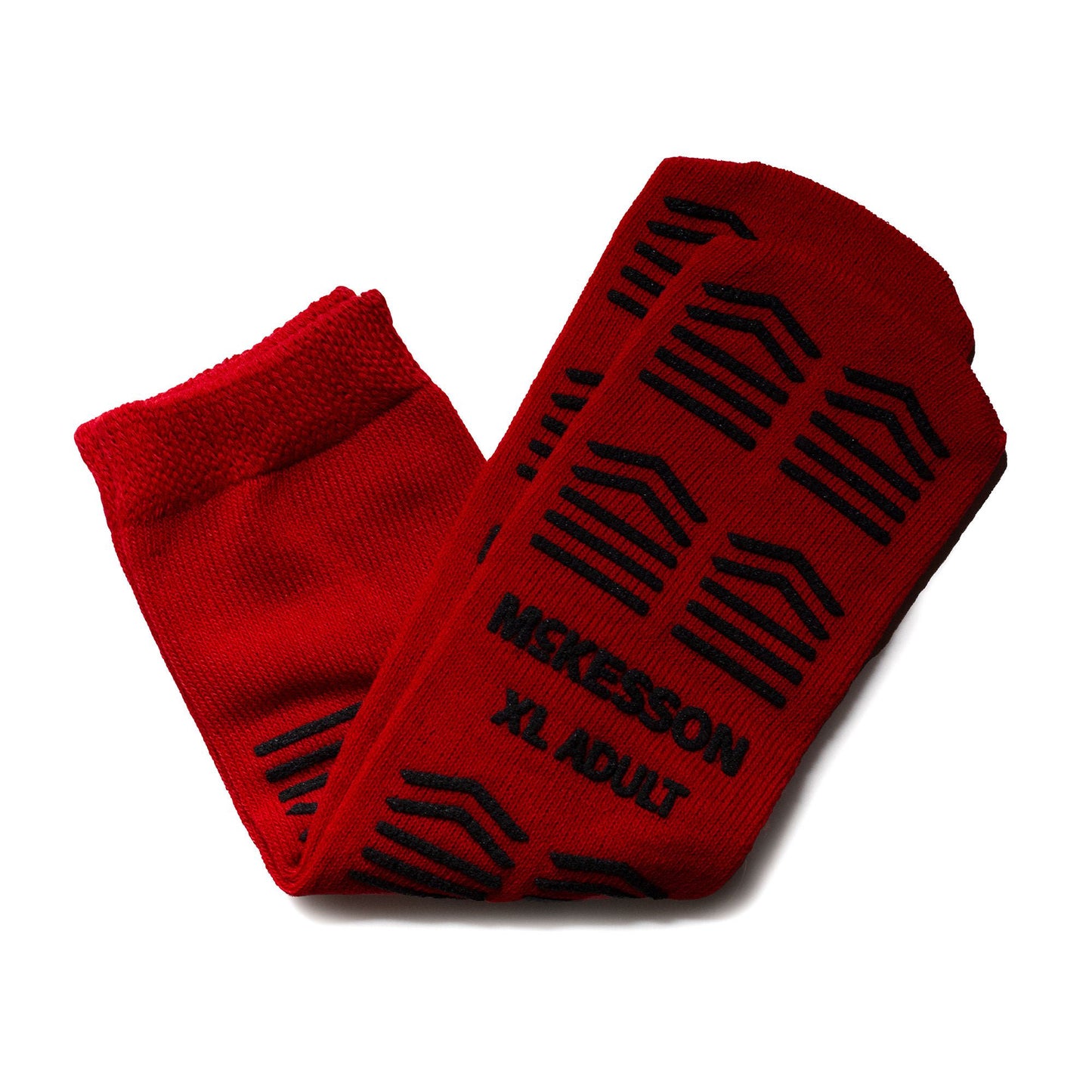 SLIPPER, TERRY DBL IMPRINTED RED ADLT XLG (48PR/CS)