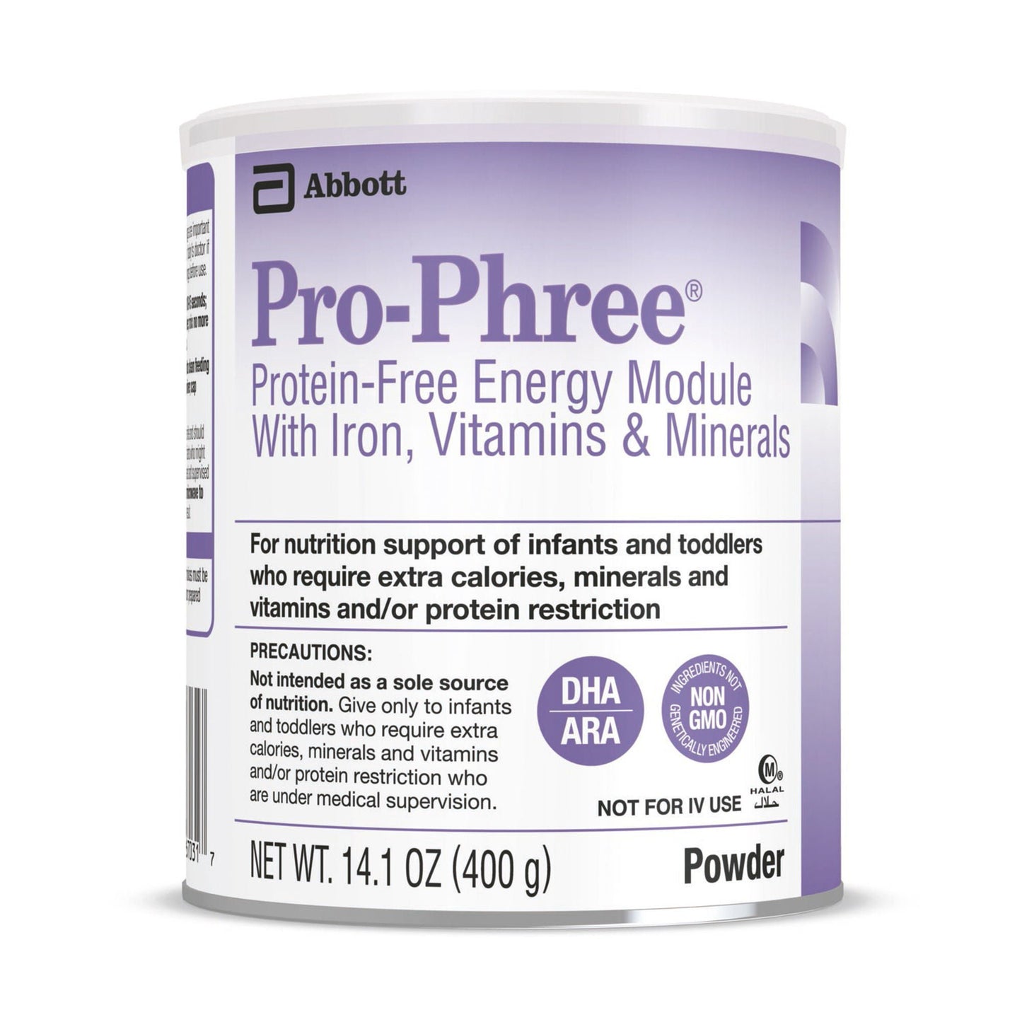 PRO-PHREE, PDR UNFLAV 14.1OZ (6/CS)