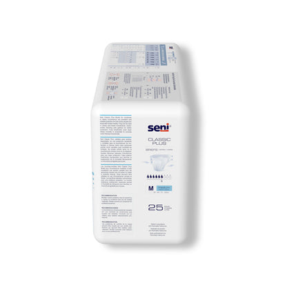 BRIEF, INCONT SENI CLASSIC PLUS MED 30"-43" (25/PK 4PK/CS)