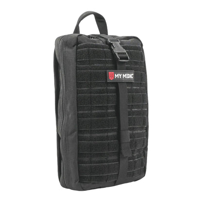 FIRST AID KIT, MYFAK LG PRO 200PC NYLON BAG BLK 14X8.75X6"