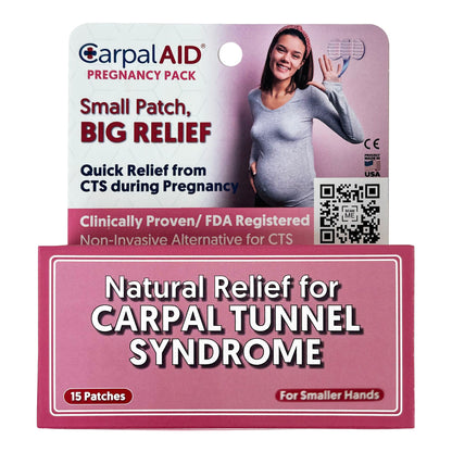 PATCH, HAND CARPAL AID PATCH PREGNANCY PK SM (15/PK 48PK/CS)