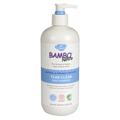 SHAMPOO, BABY BAMBOO NATURE TEAR CLR 16.9FL OZ (6/CS)