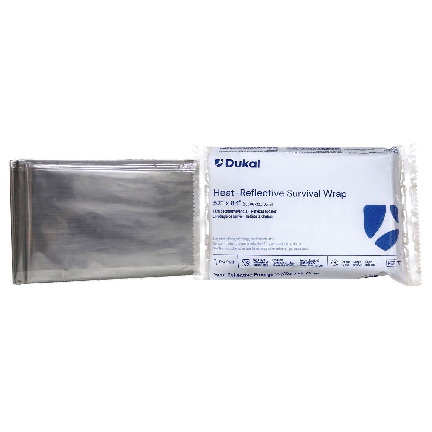 BLANKET, RESCUE DISP SLVR 52X84" (250/CS)