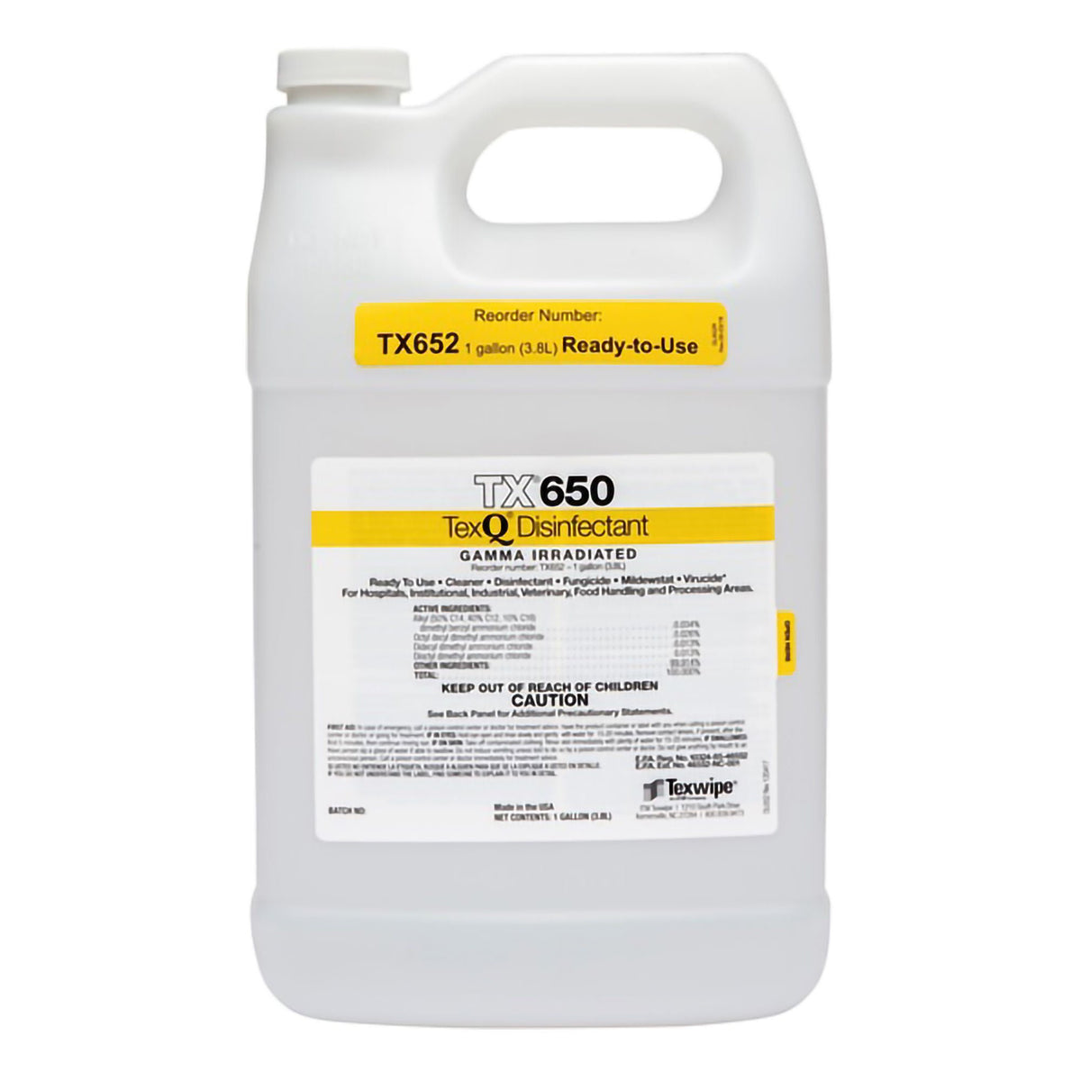 DISINFECTANT, TEXQ READY-TO-USE 1GL (4/CS)