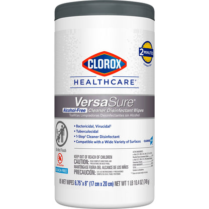 WIPE, DISINFECTANT VERSASURE ALCOHOL FREE (85/CT 6CT/CS)