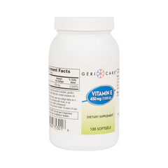 VITAMIN E, 1000IU SFT GEL (100EA/BT 12BT/CS)