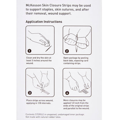 CLOSURE, SKIN REINF LF 1/4X4" (10/PK 50PK/BX 4BX/CS)