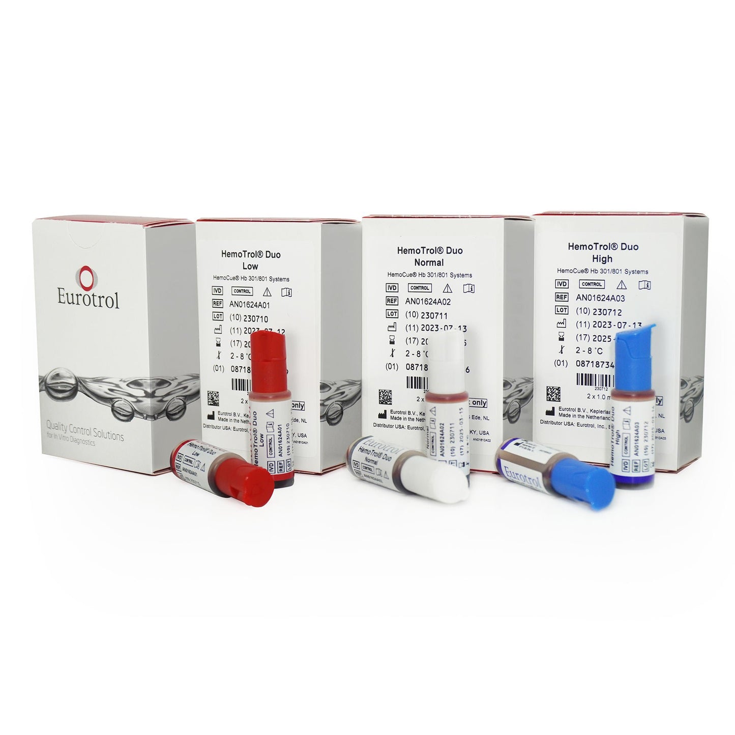 CONTROL, HEMOGLOBIN F/USE W/HEMOCUE HB 801 SYSTEM DUO NORMAL