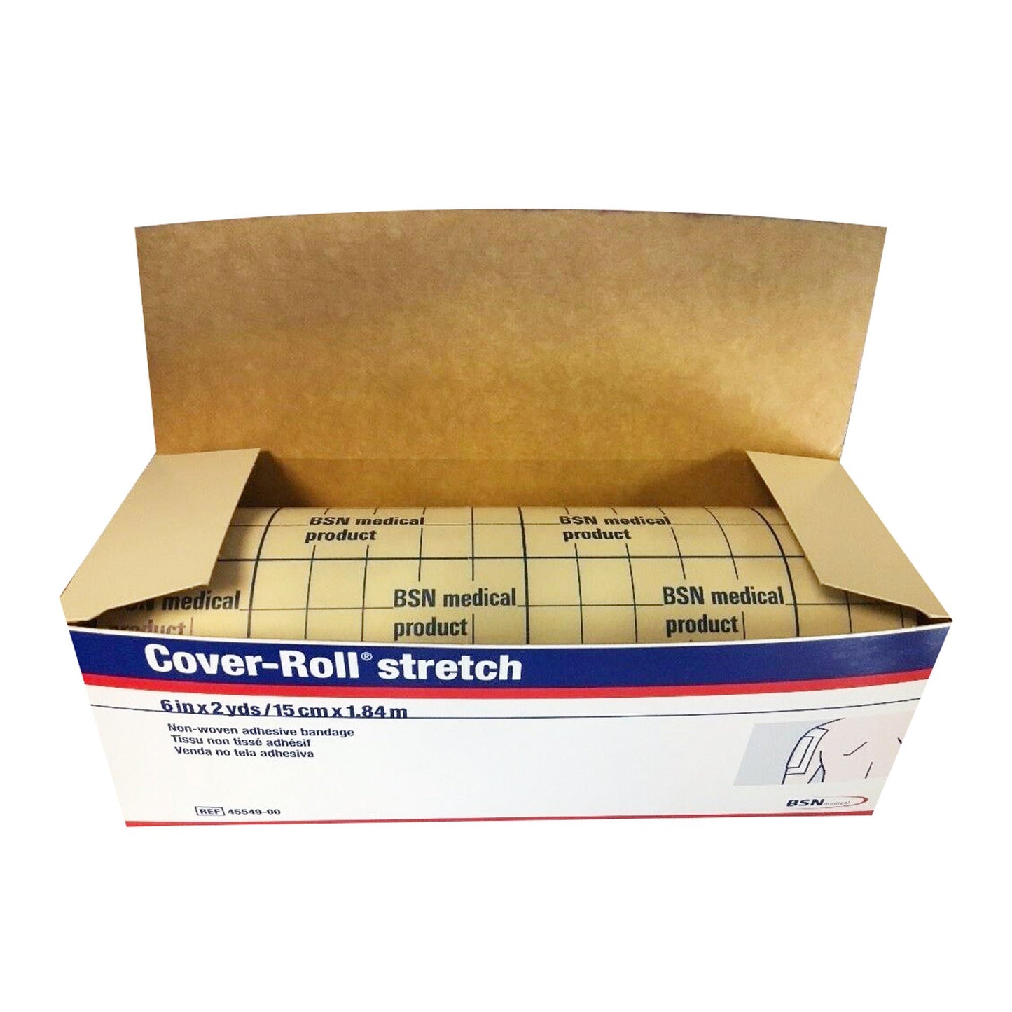 BANDAGE, COVER-ROLL STRCH 6"X2YDS (1/BX)