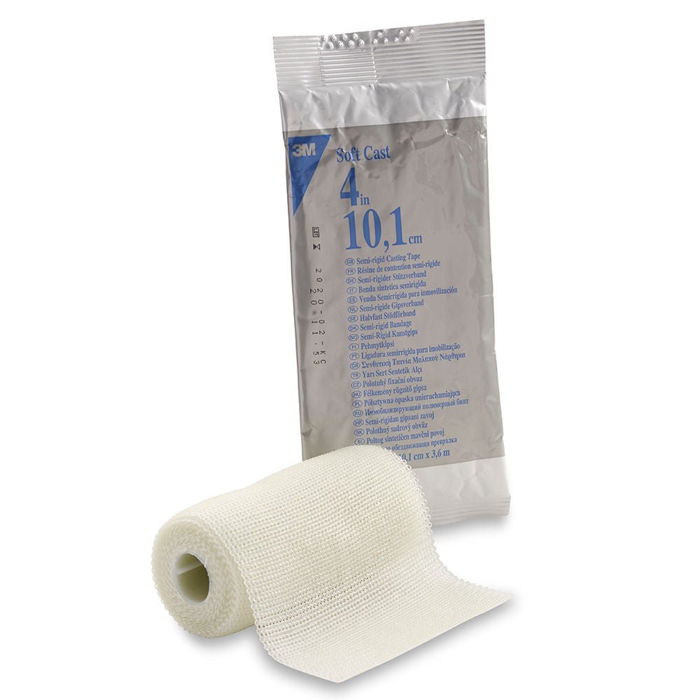 TAPE, CAST SCOTCHCAST SOFT 4"X4YDS WHT (10RL/BX) 3MORTH