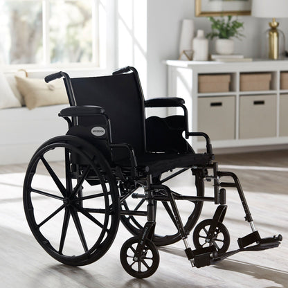 WHEELCHAIR, LTWT DDA SF 20" 300LBS