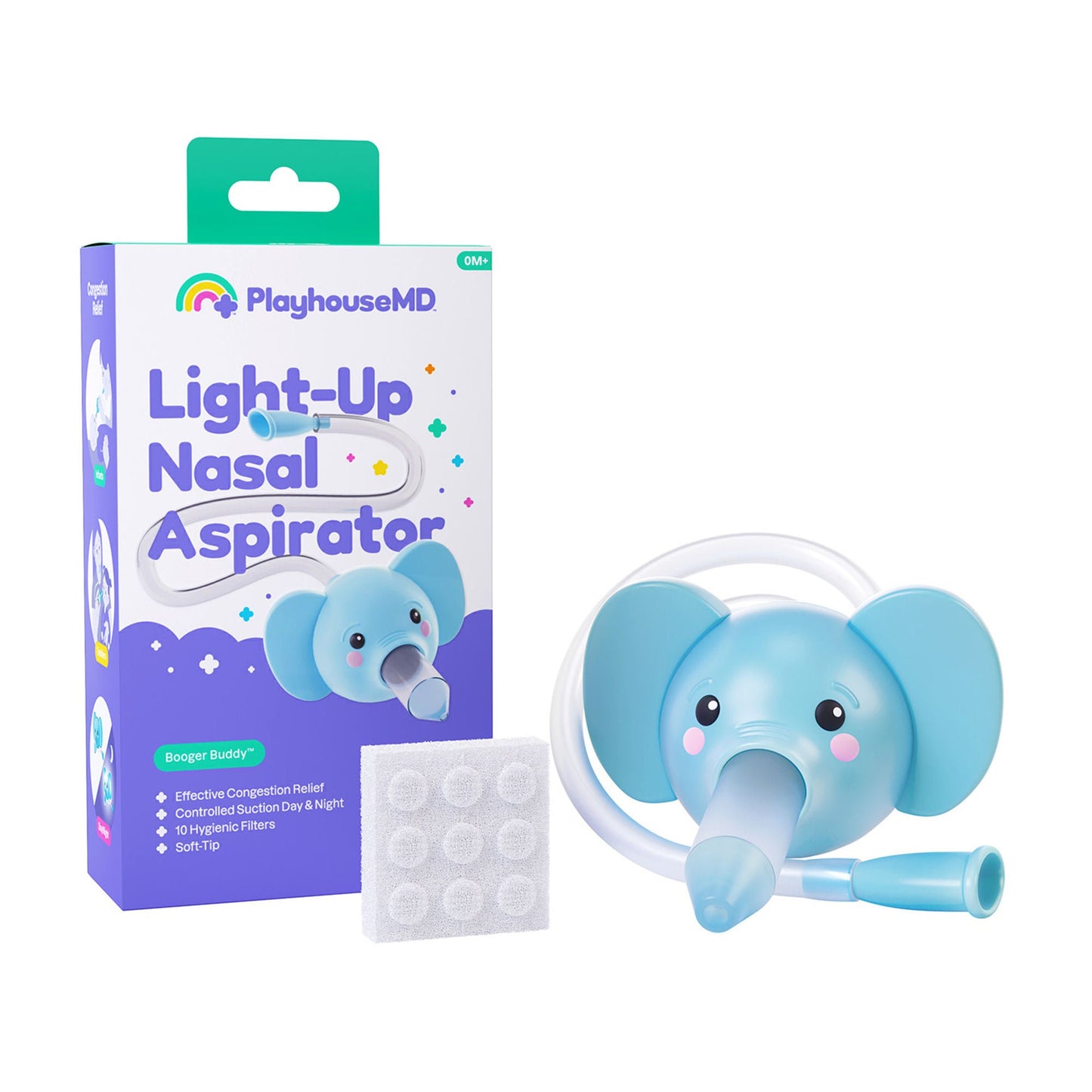 ASPIRATOR, NASAL LIGHT-UP ELEPHANT (12/CS)
