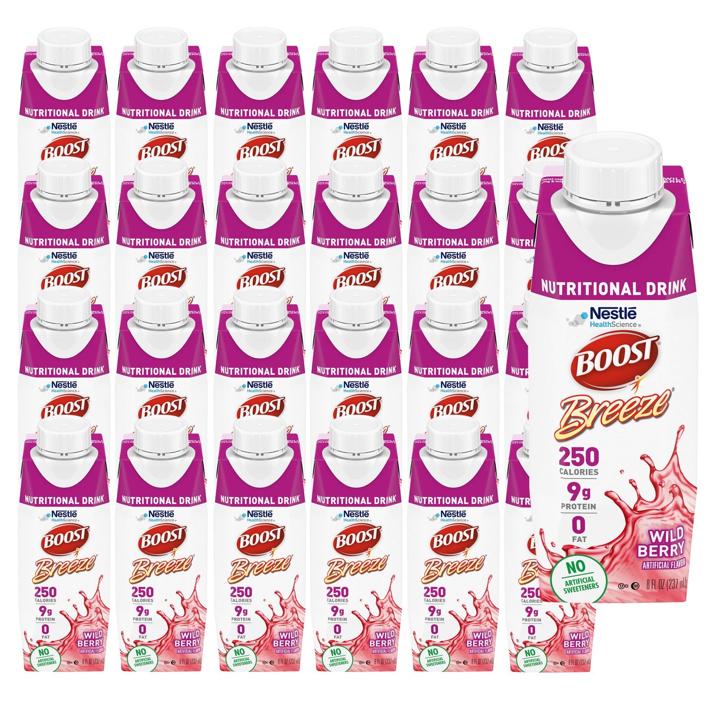BOOST BREEZE, WILD BERRY 8OZ (24/CS)