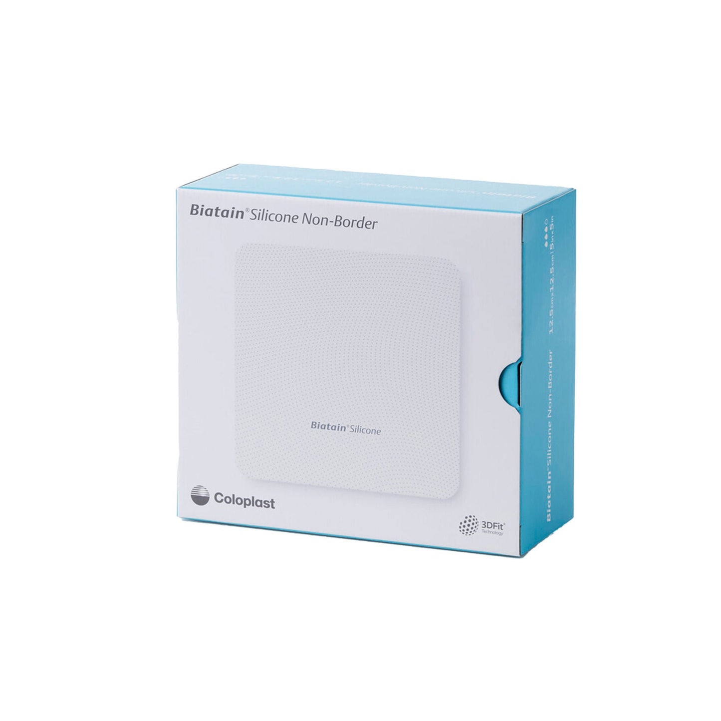 DRESSING, BIATAIN SIL NON-BORDER 4"X4" (10/BX)
