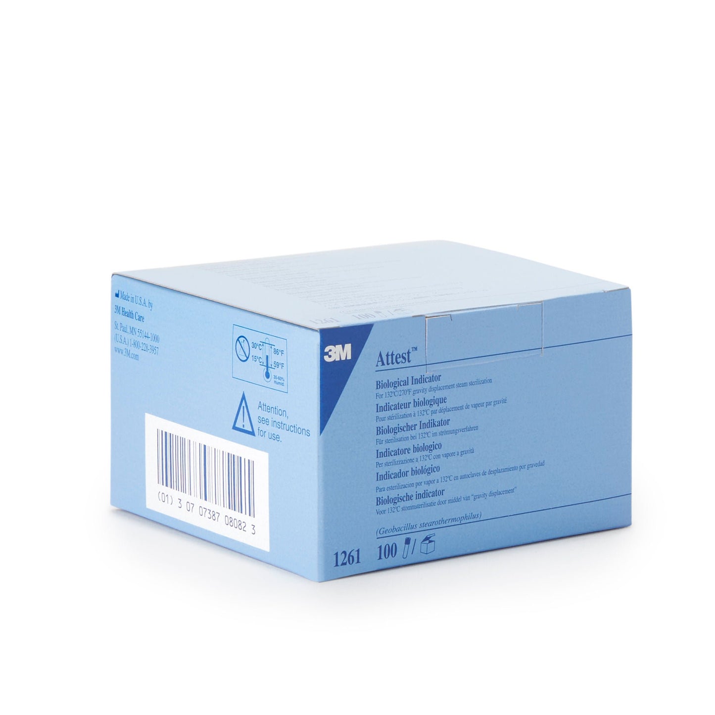INDICATOR, BIOLOGICAL ATTEST (100/BX) 3M