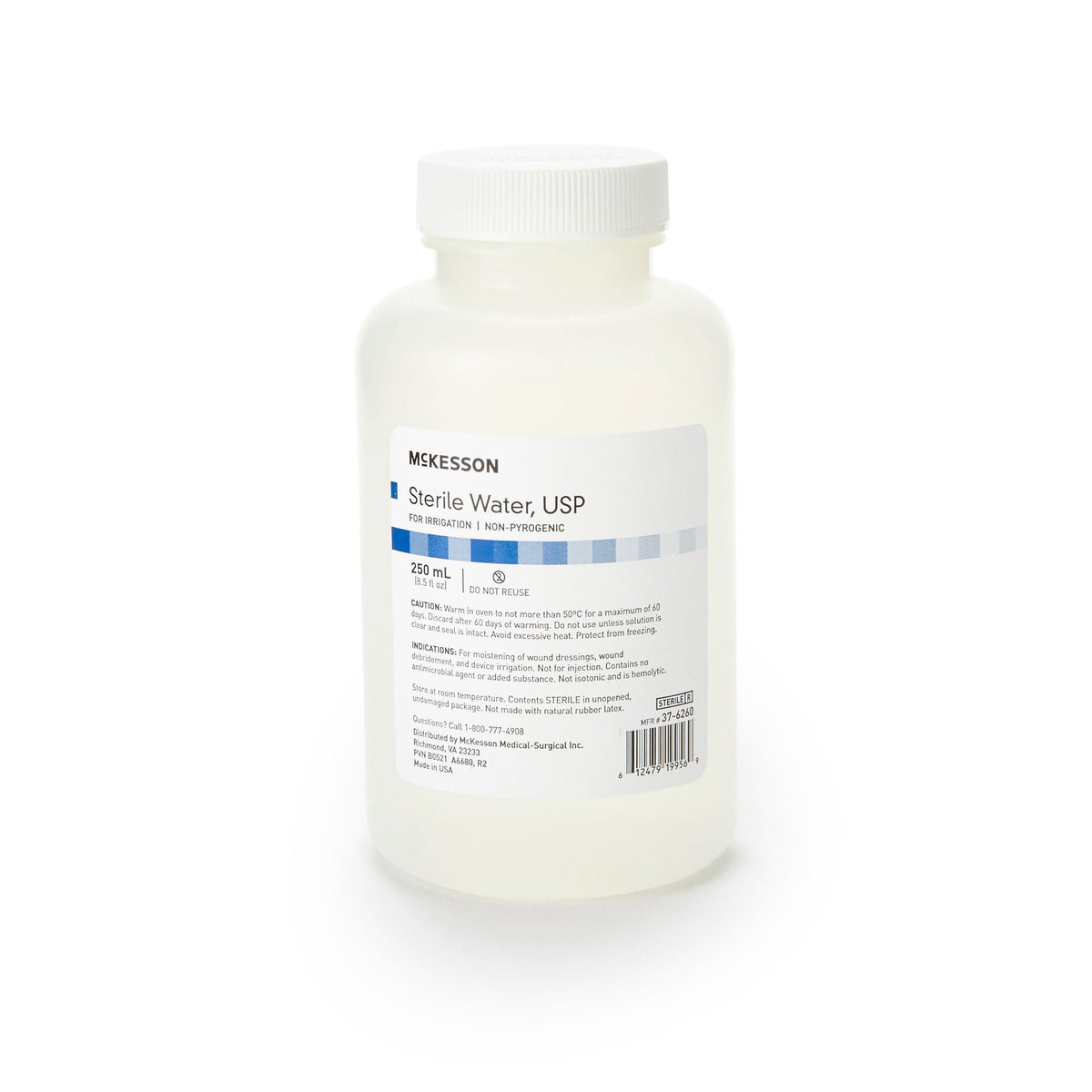 WATER, IRR SOL STR 250ML (24/CS) MGM37