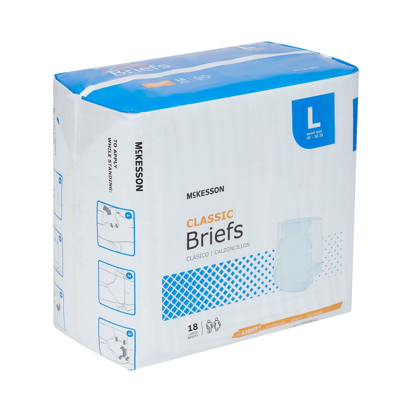 BRIEF, TAB CLSR CLASSIC LG 44-58 (18/BG 4BG/CS)