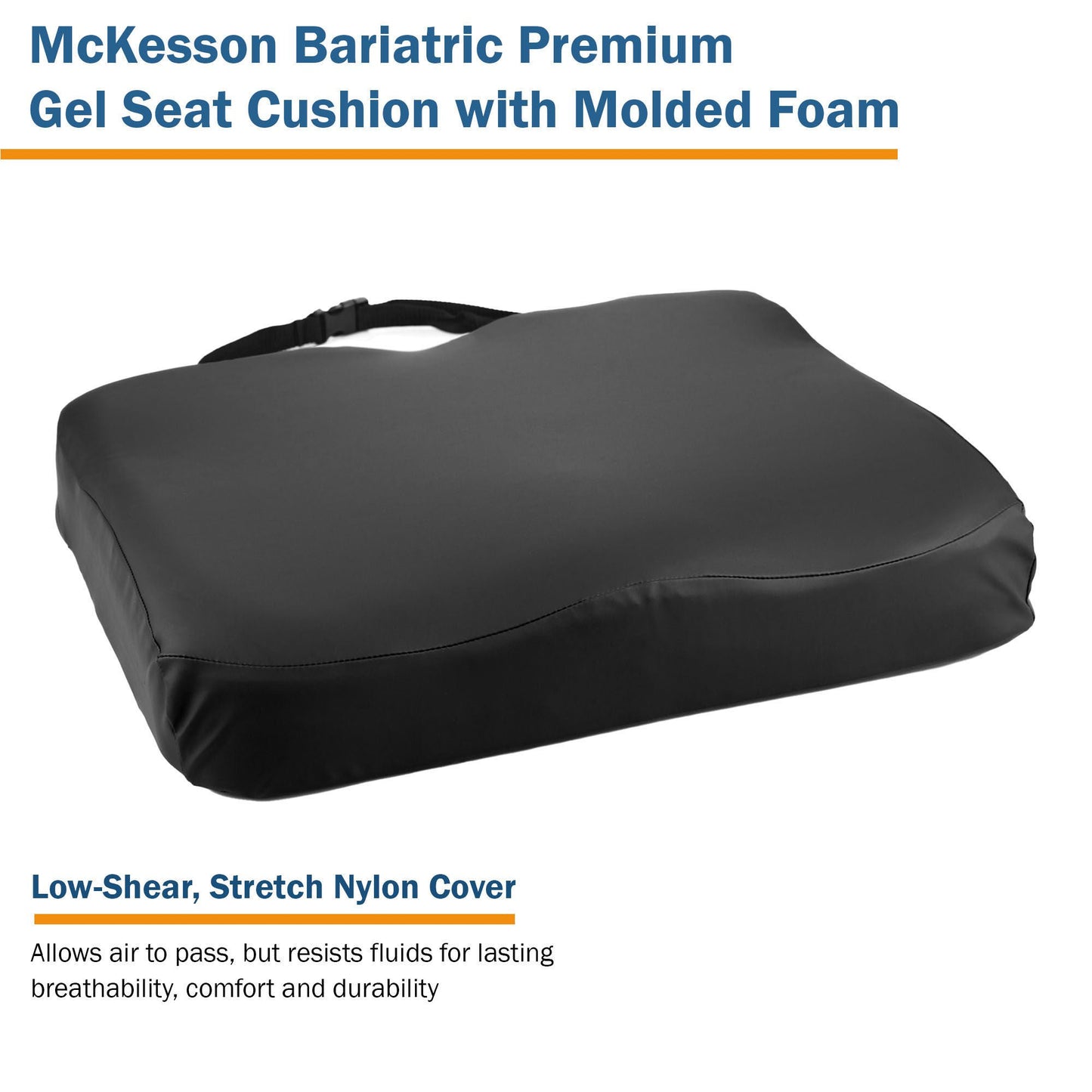 CUSHION, PREM W/C MOLDED GEL 22X18X3 (4/CS)